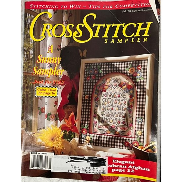 Set Of 6 Vintage Cross-Stitch Magazines 1992 Classic Cross-Stitch & Just CrossSt - Picture 3 of 9